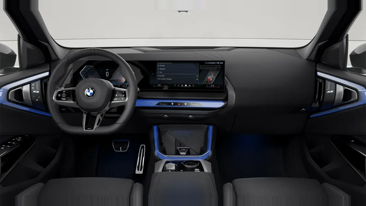 BMW X3 20d xDrive en renting barato — Delantera