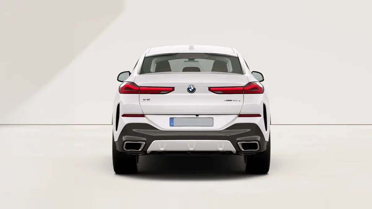 BMW X6 xDrive 40d M Sport en renting barato — Trasera