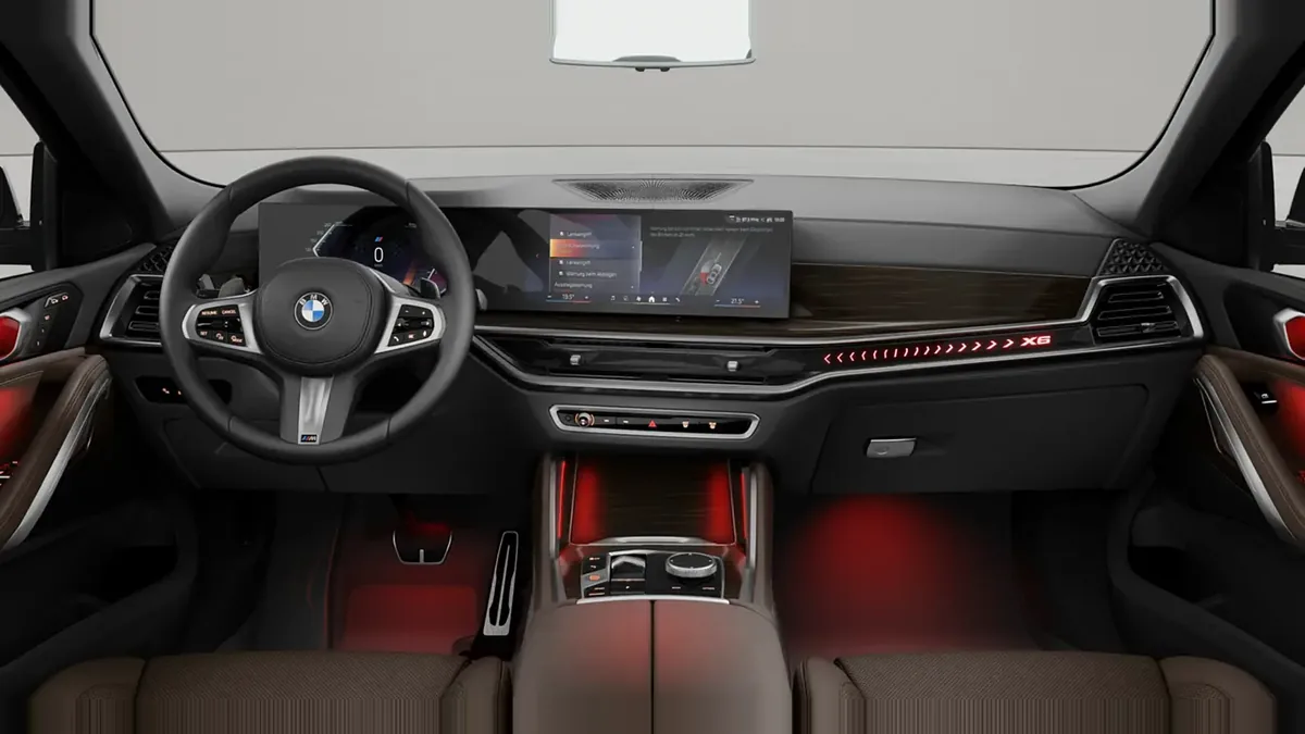BMW X6 xDrive 40d M Sport en renting barato — Interior