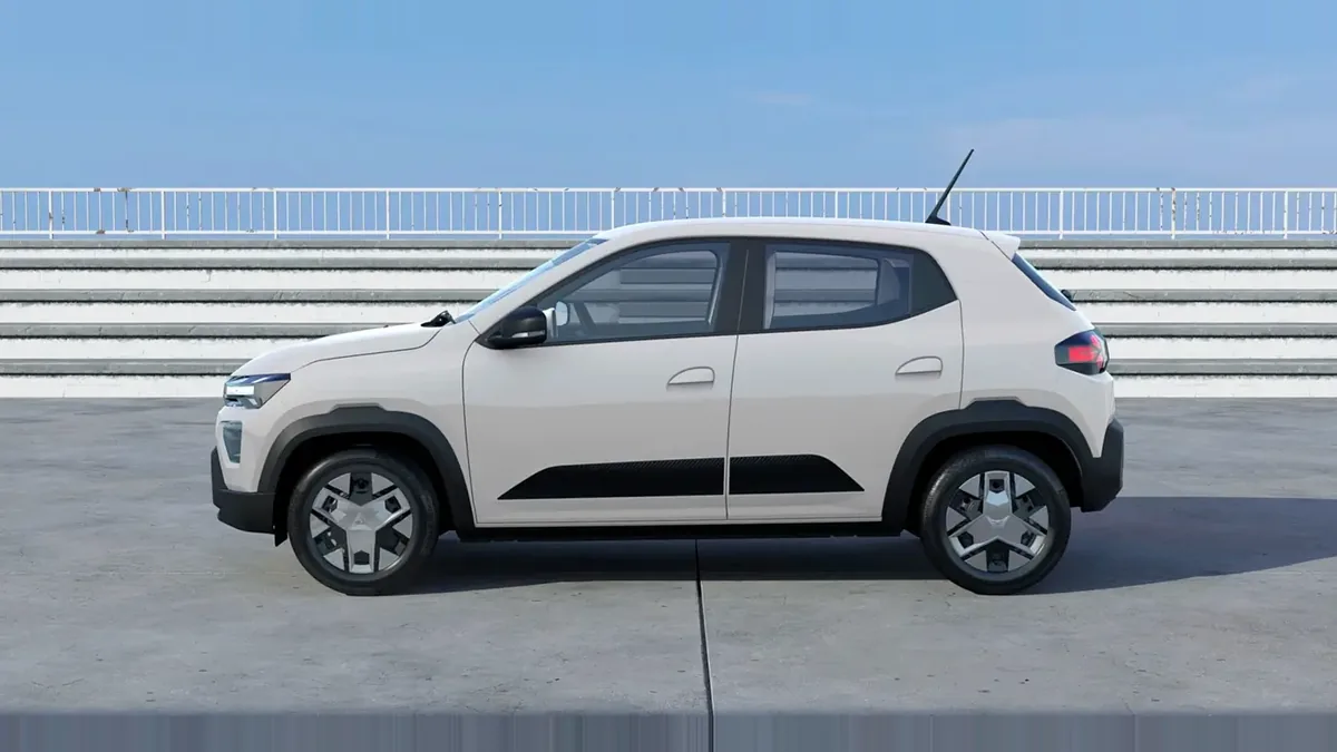 Dacia Spring Expression Electric 33kW (45CV) en renting barato — Lateral
