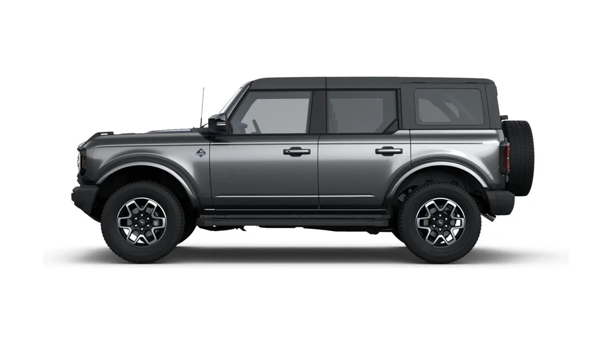 Ford Bronco Outer Banks 2.7 Ecoboost 335CV Automático 4x4 en renting barato — Lateral
