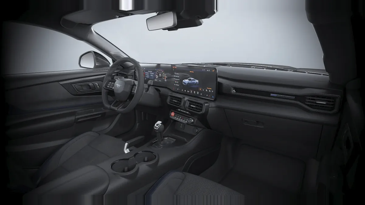 Ford Mustang 5.0 Ti-VCT V8 Mustang Dark House AT en renting barato — Interior