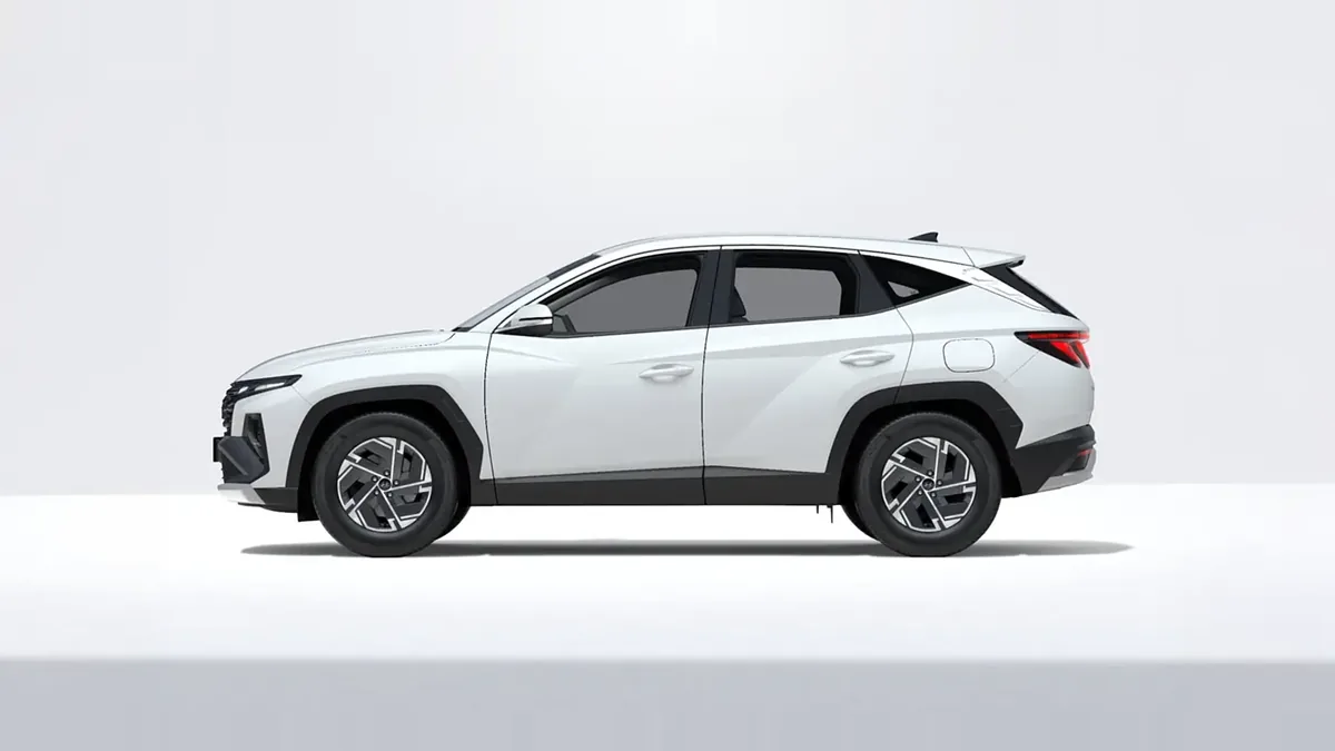 Hyundai Tucson FL 1.6T 239CV HEV AT Klass en renting barato — Trasera