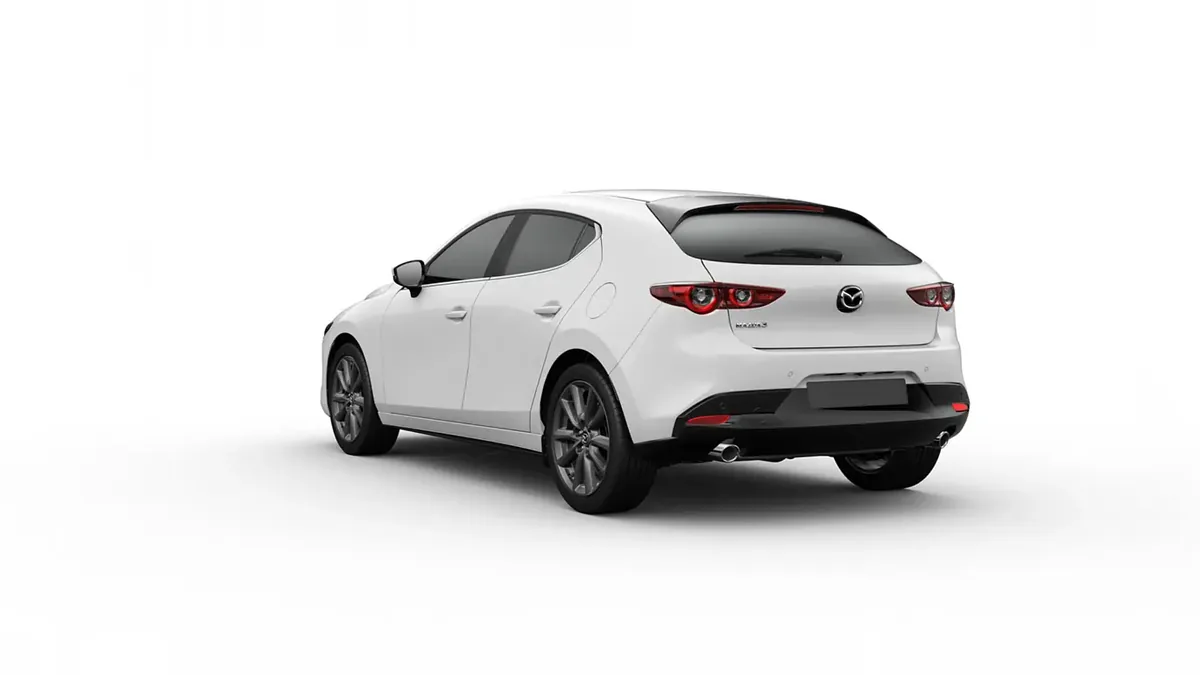 Mazda 3 2.5L e-Skyactiv G MHEV 140CV 6AT Centre-Line en renting barato — Lateral