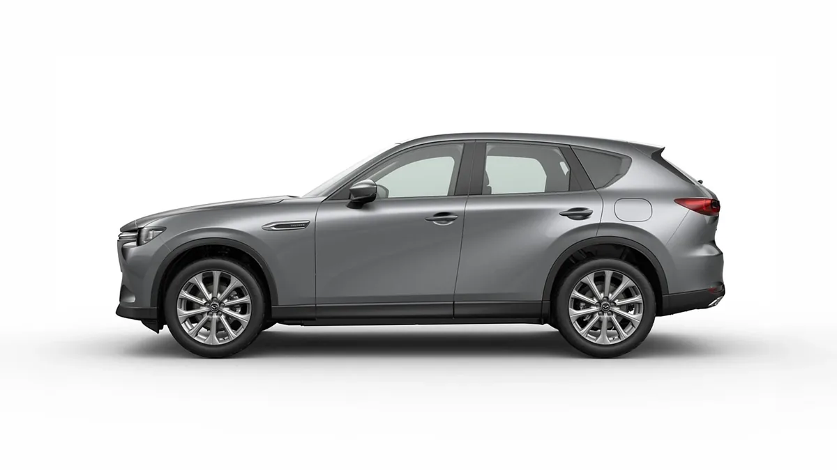 Mazda CX-60 e-Skyactiv D MHEV 8AT RWD Exclusive-Line en renting barato — Lateral