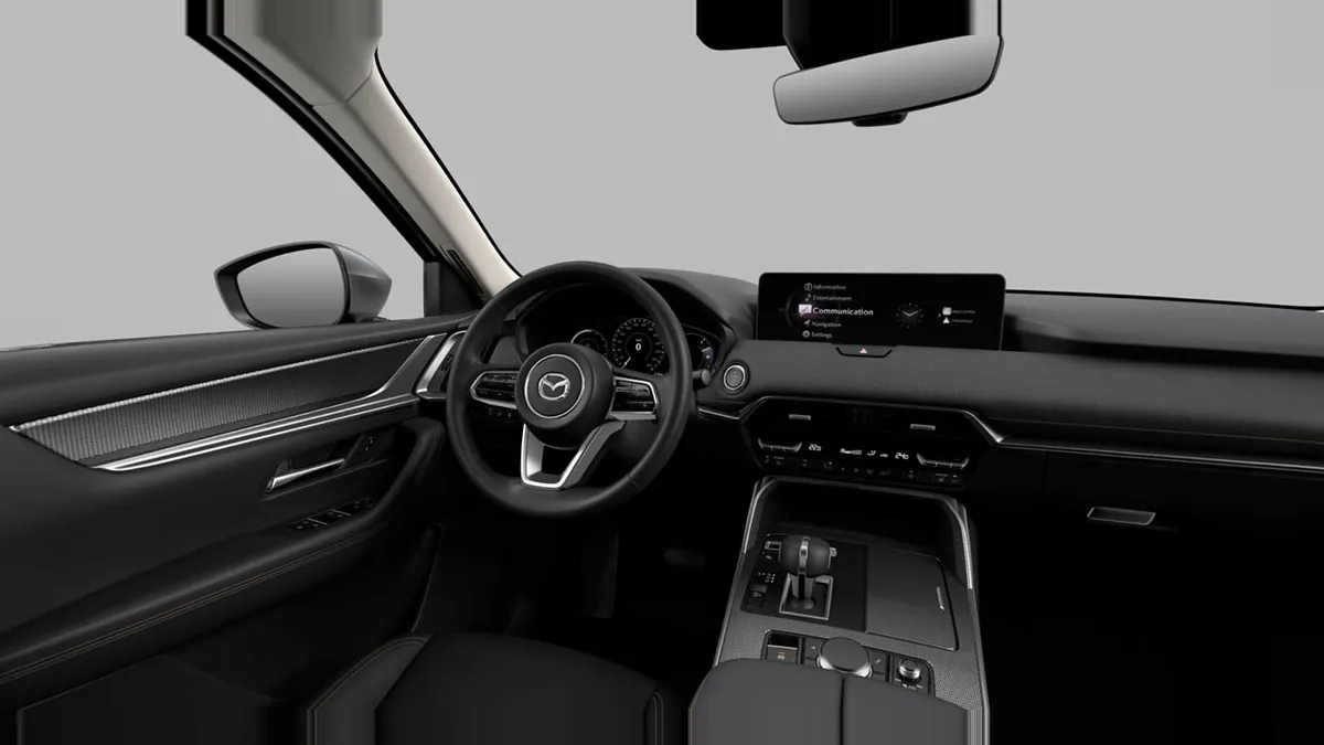 Mazda CX-60 e-Skyactiv MHEV RWD Exclusive-Line II en renting barato — Interior