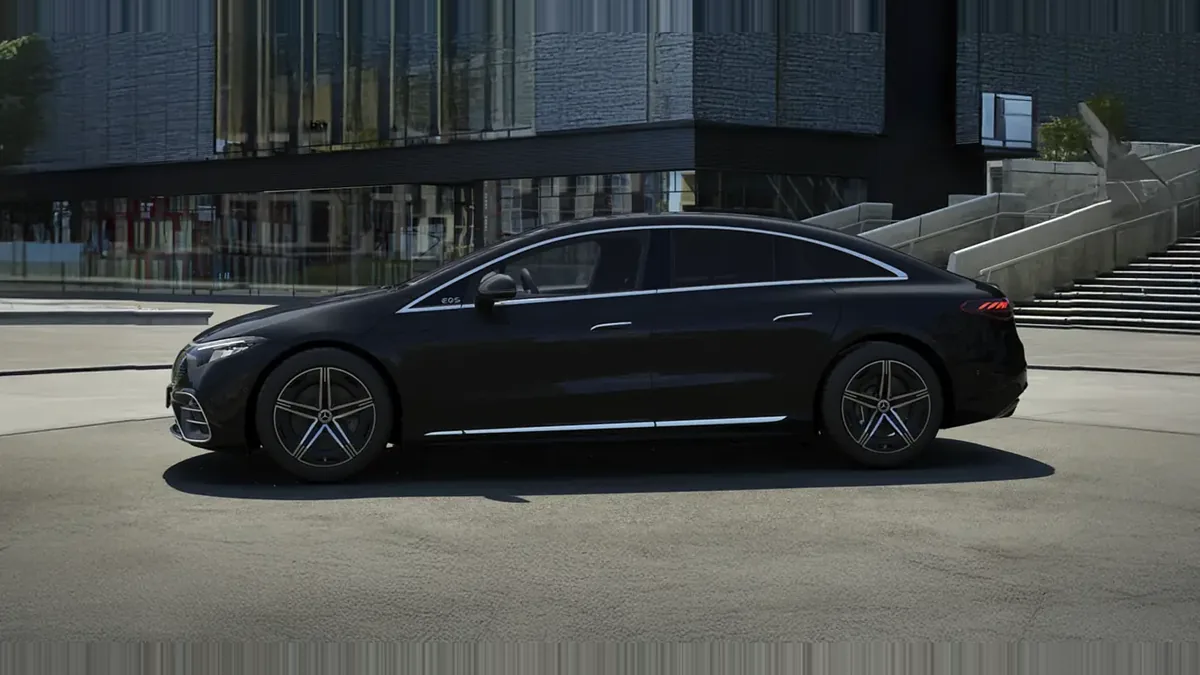 Mercedes-Benz EQS 350 Edition en renting barato — Lateral