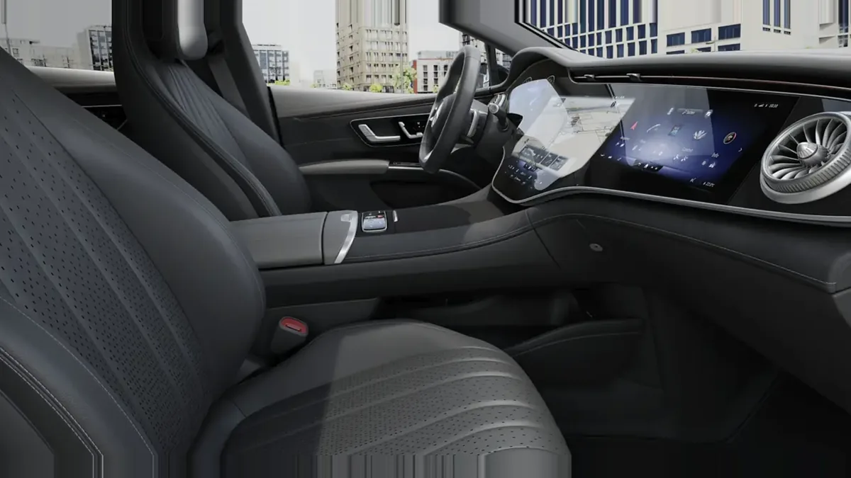 Mercedes-Benz EQS 350 Edition en renting barato — Interior