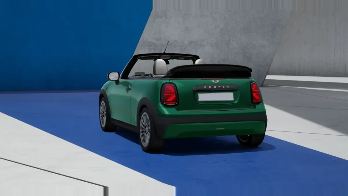 MINI Cooper C Cabrio Classic en renting barato — Trasera