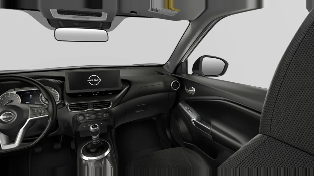 Nissan Juke 1.0 DIG-T 114CV Acenta II en renting barato — Interior