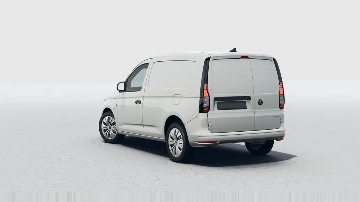 Volkswagen Caddy Cargo PHEV 1.5 TSI eHybrid en renting barato — Trasera